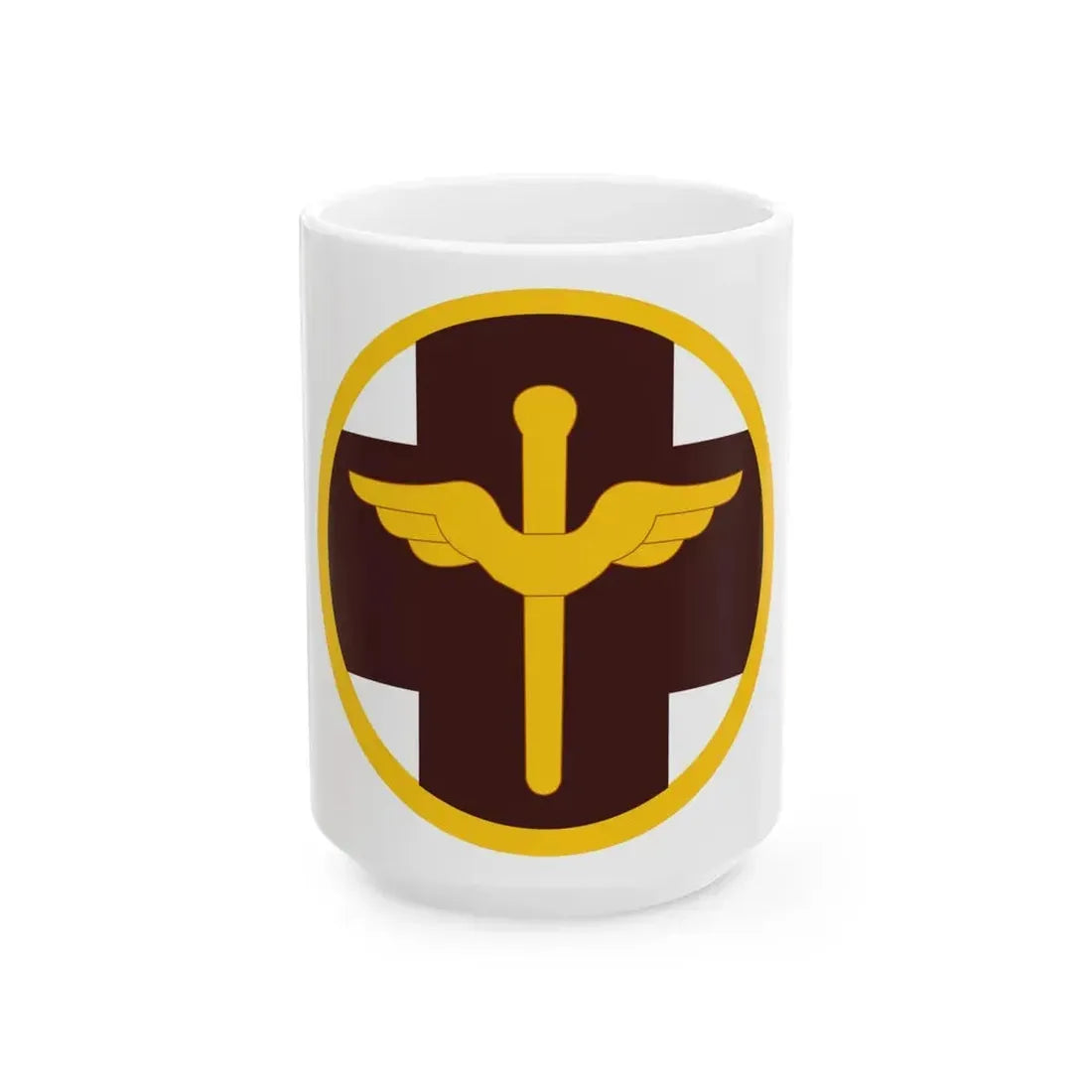 818 Medical Brigade (U.S. Army) White Coffee Mug 15oz - Go Mug Yourself