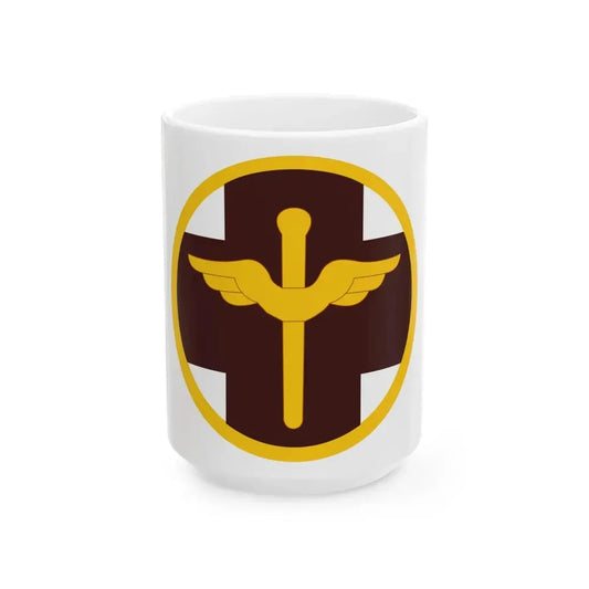818 Medical Brigade (U.S. Army) White Coffee Mug 15oz - Go Mug Yourself