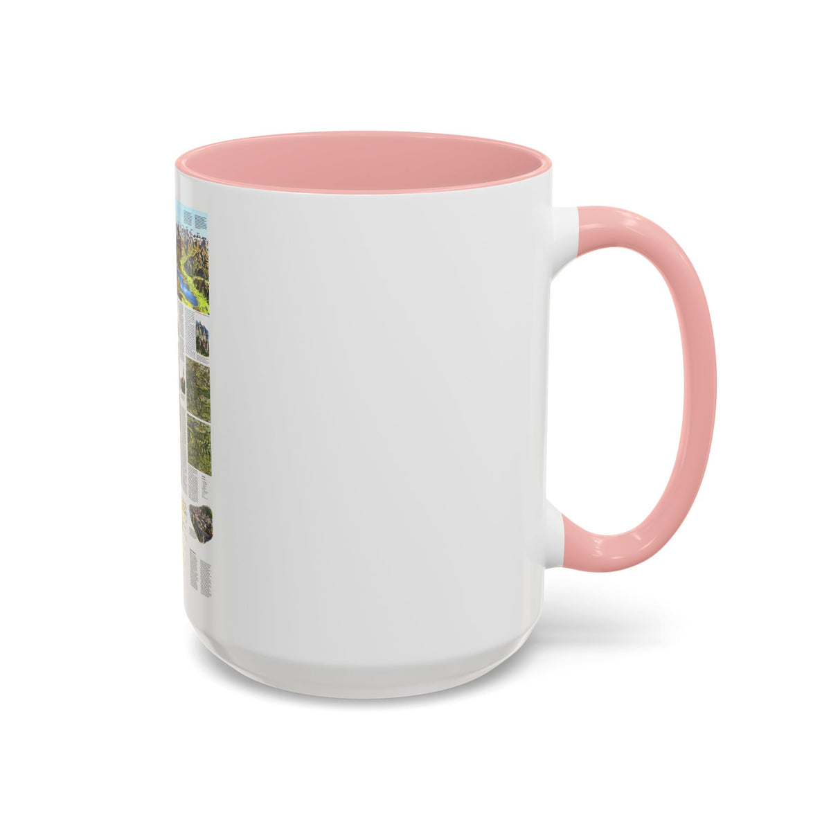 Alps, The - A Traveller's Map (1985) (Map) Accent Coffee Mug