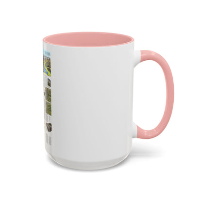 Alps, The - A Traveller's Map (1985) (Map) Accent Coffee Mug