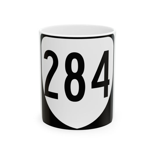 Virginia 284 1980 (Virginia) (Road Sign) White Coffee Mug