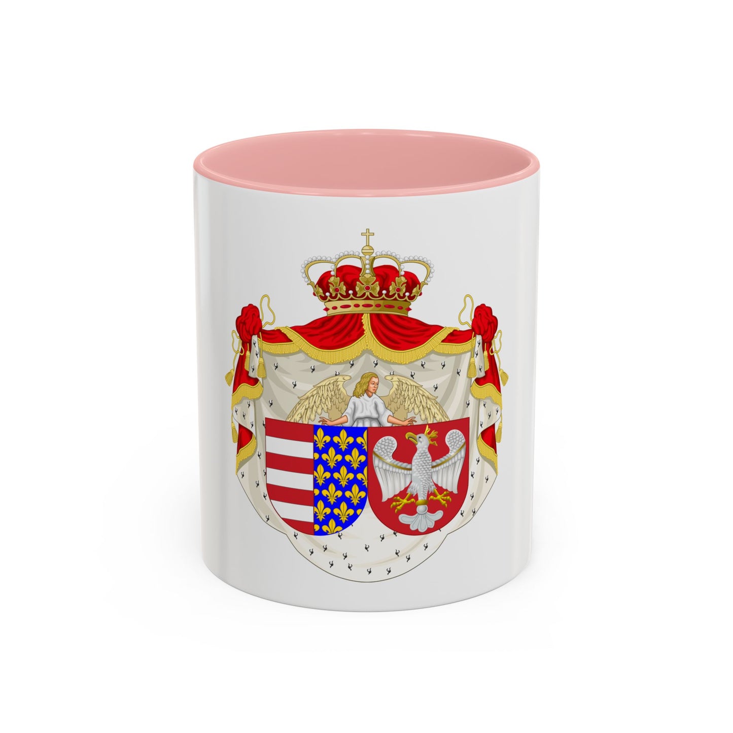 Coat of arms of Jadwiga of Poland - Accent Coffee Mug