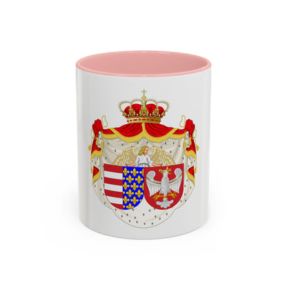 Coat of arms of Jadwiga of Poland - Accent Coffee Mug