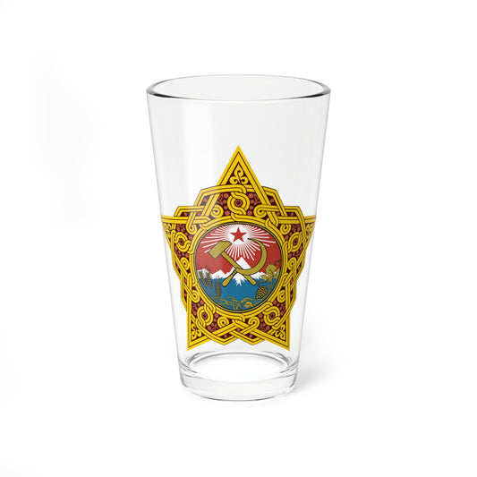 Emblem of the Georgian SSR 1921-1922 (Georgia) (Coat of Arms) Pint Glass 16oz