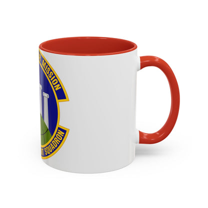 460 Force Support Squadron AFSPC (U.S. Air Force) Accent Coffee Mug