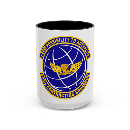 628th Contracting Squadron (U.S. Air Force) Accent Coffee Mug