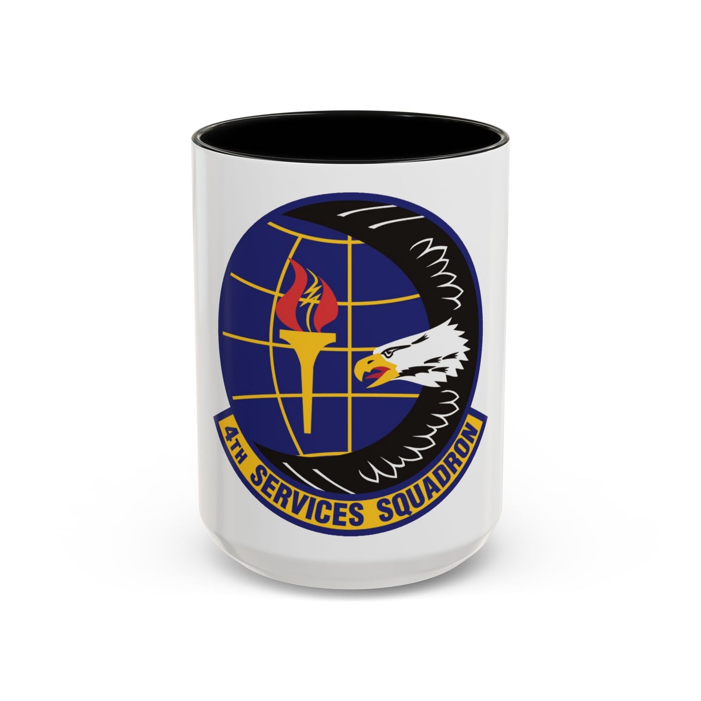 4th Services Squadron (U.S. Air Force) Accent Coffee Mug