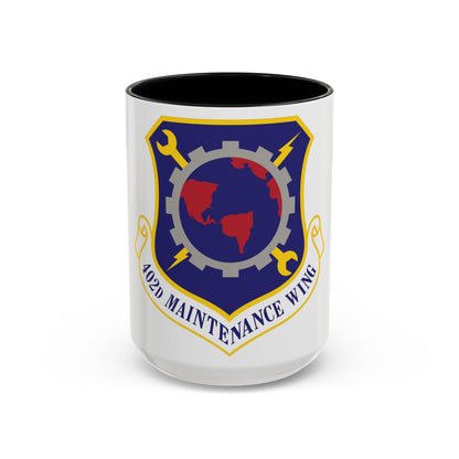 402d Maintenance Wing (U.S. Air Force) Accent Coffee Mug