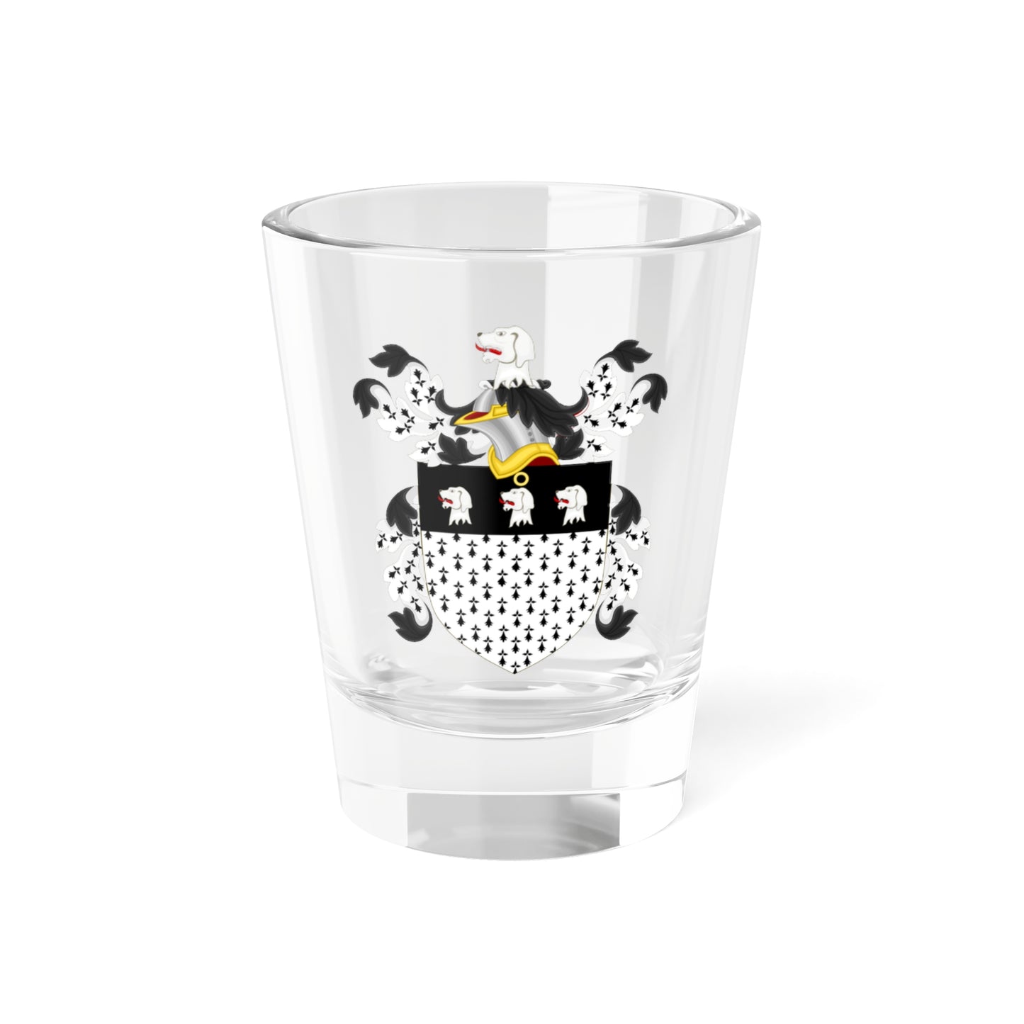Coat of Arms of Joseph Barrell (United States) (Coat of Arms) Shot Glass 1.5oz