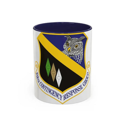 818th Contingency Response Group (U.S. Air Force) Accent Coffee Mug 11oz Navy - Go Mug Yourself