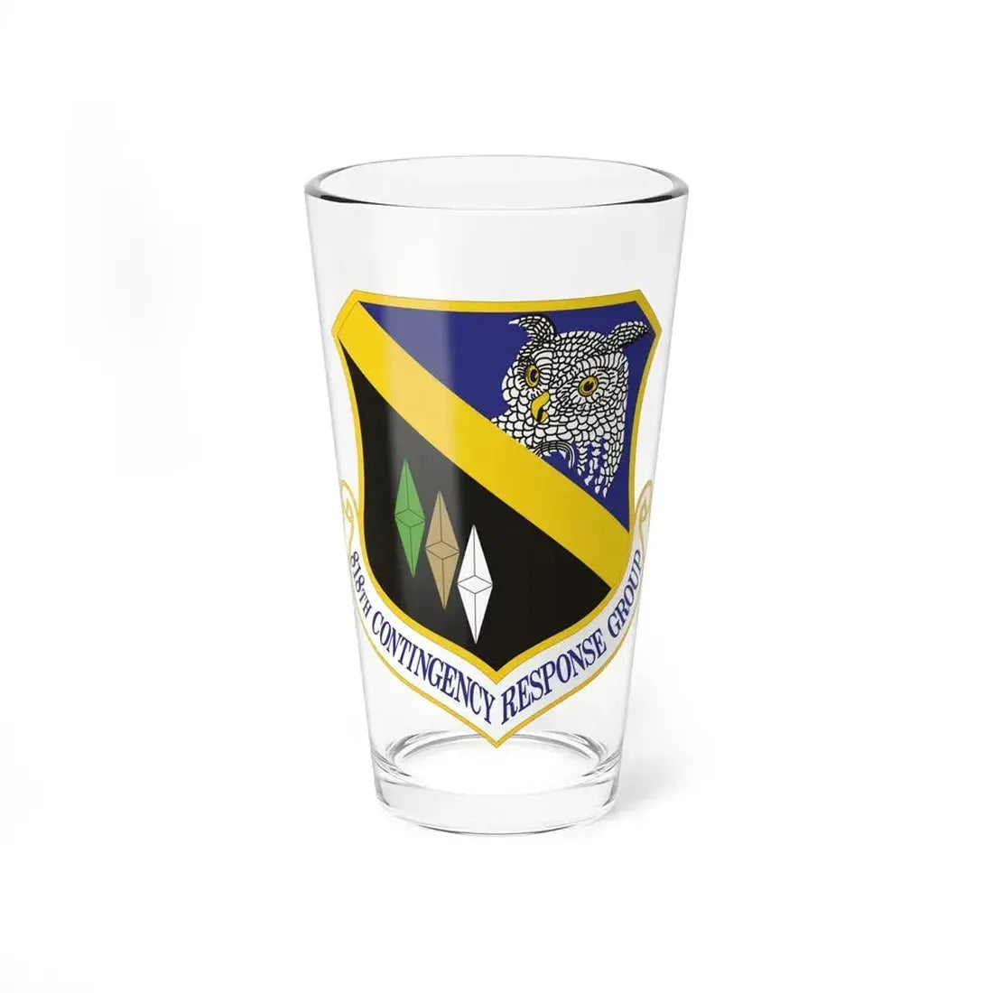 818th Contingency Response Group (U.S. Air Force) Pint Glass 16oz 16oz - Go Mug Yourself