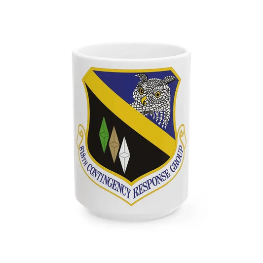 818th Contingency Response Group (U.S. Air Force) White Coffee Mug 15oz - Go Mug Yourself