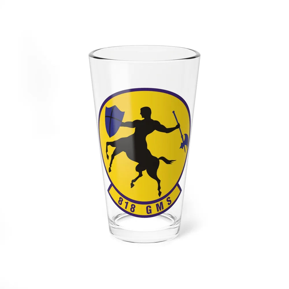 818th Global Mobility Squadron (U.S. Air Force) Pint Glass 16oz-16oz-Go Mug Yourself