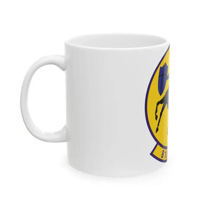 818th Global Mobility Squadron (U.S. Air Force) White Coffee Mug - Go Mug Yourself