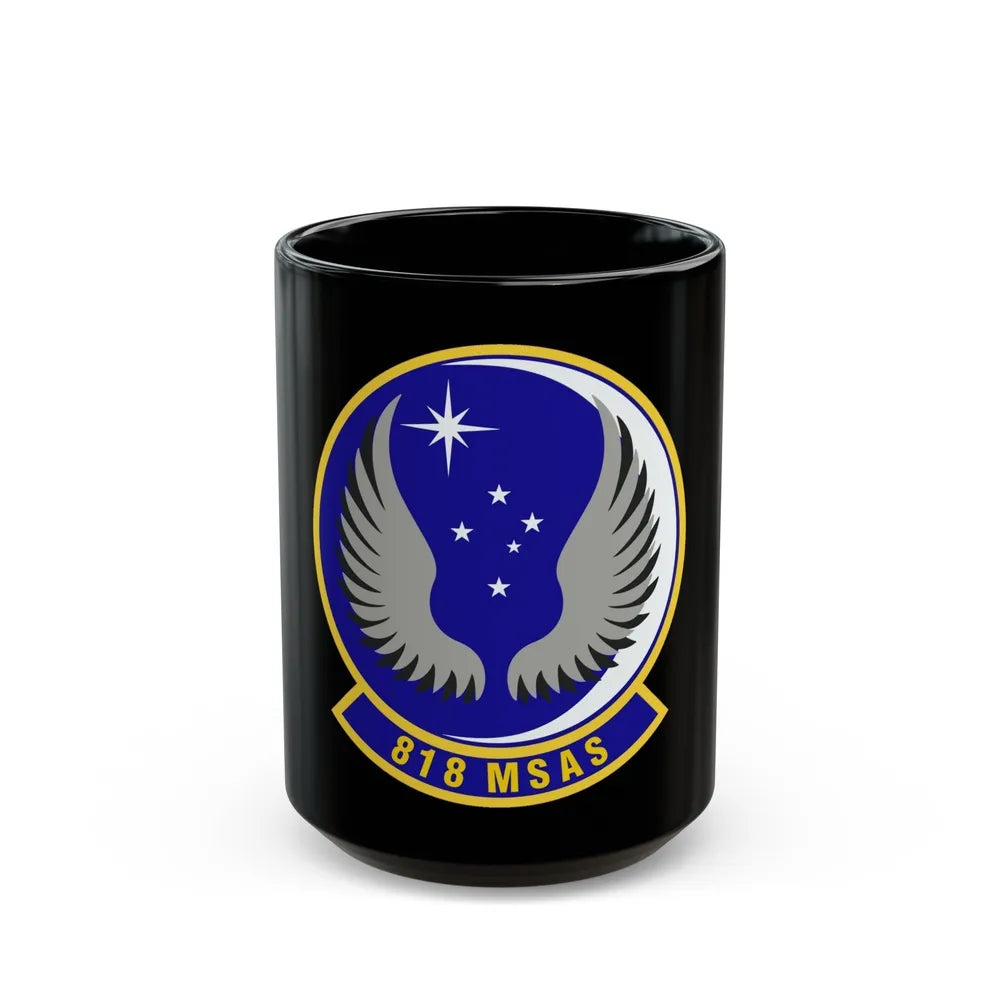 818th Mobility Support Advisory Squadron (U.S. Air Force) Black Coffee Mug-15oz-Go Mug Yourself