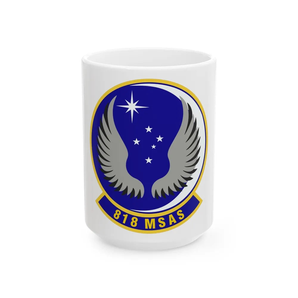 818th Mobility Support Advisory Squadron (U.S. Air Force) White Coffee Mug-15oz-Go Mug Yourself