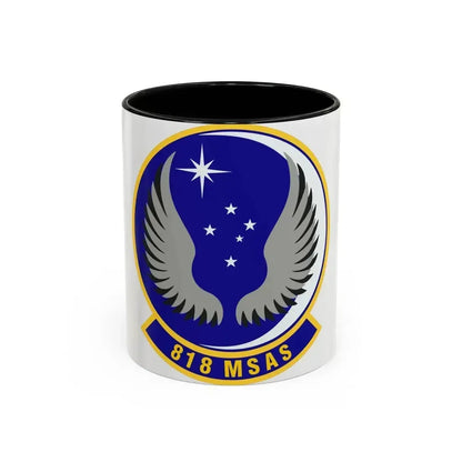 818th Mobility Support Advisory Squadron (U.S. Air Force) Accent Coffee Mug 11oz Black - Go Mug Yourself