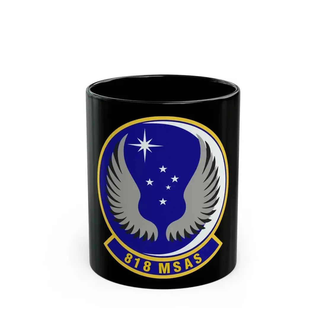 818th Mobility Support Advisory Squadron (U.S. Air Force) Black Coffee Mug 11oz - Go Mug Yourself