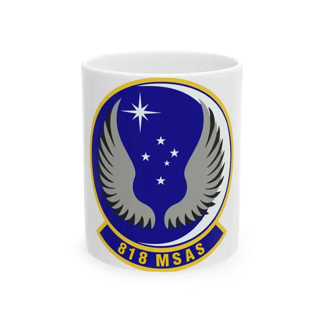 818th Mobility Support Advisory Squadron (U.S. Air Force) White Coffee Mug 11oz - Go Mug Yourself