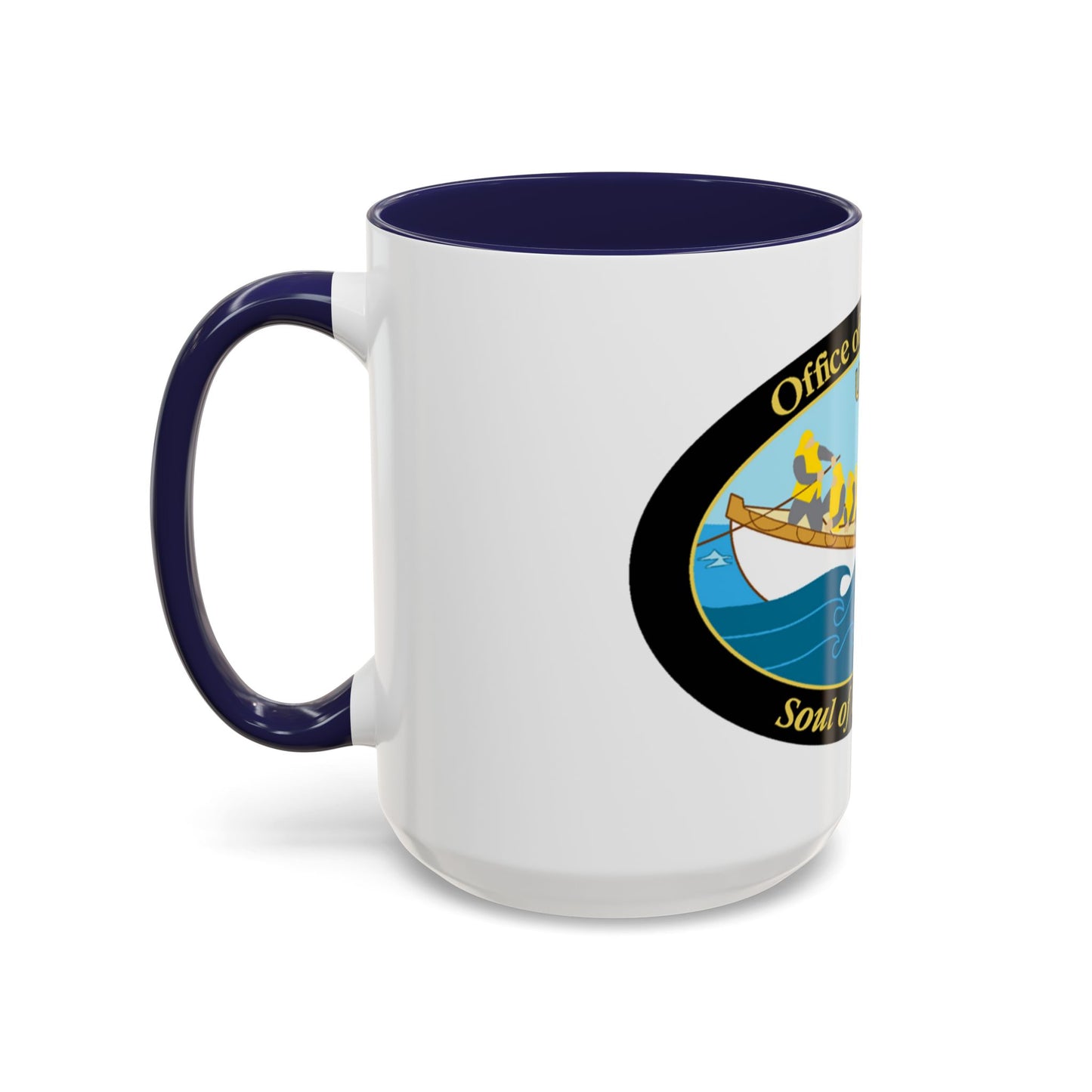 USCG Office of Boat Forces (U.S. Coast Guard) Accent Coffee Mug