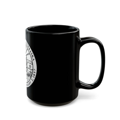 Seal of Omaha Nebraska - Black Coffee Mug