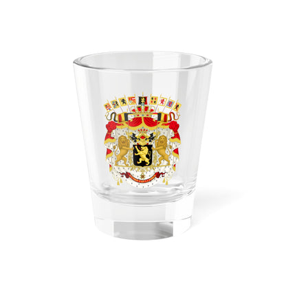 Great coat of arms of Belgium (Belgium) (Coat of Arms) Shot Glass 1.5oz