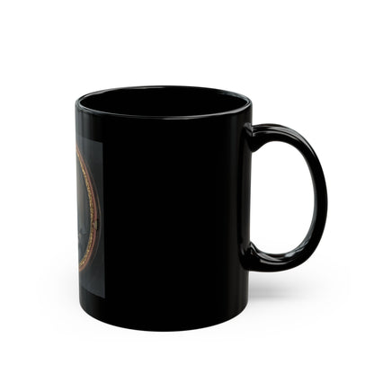 Unidentified Soldier In Union Great Coat (U.S. Civil War) Black Coffee Mug