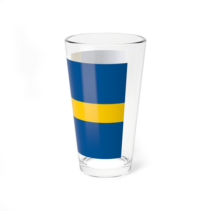 Flag of Sweden 3-2 (Sweden) Pint Glass 16oz