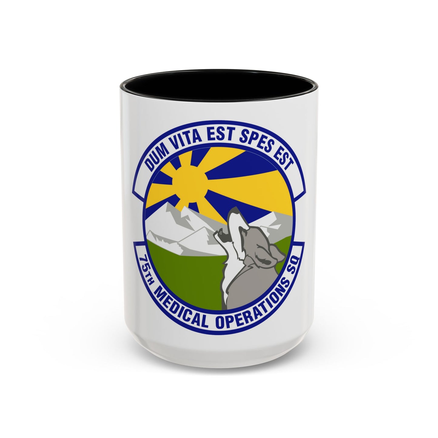 75th Medical Operations Squadron (U.S. Air Force) Accent Coffee Mug