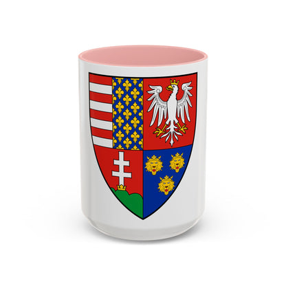 Coat of arms of Louis I of Hungary (1370) - Accent Coffee Mug