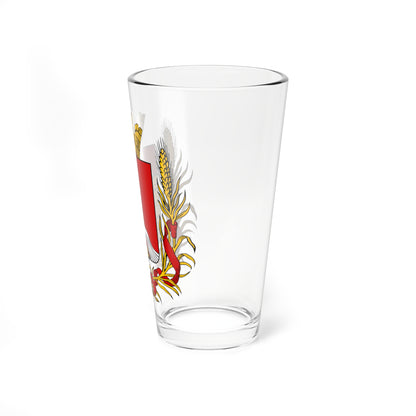 Coat of arms of Voronezh 1881 (Russia) (Coat of Arms) Pint Glass 16oz