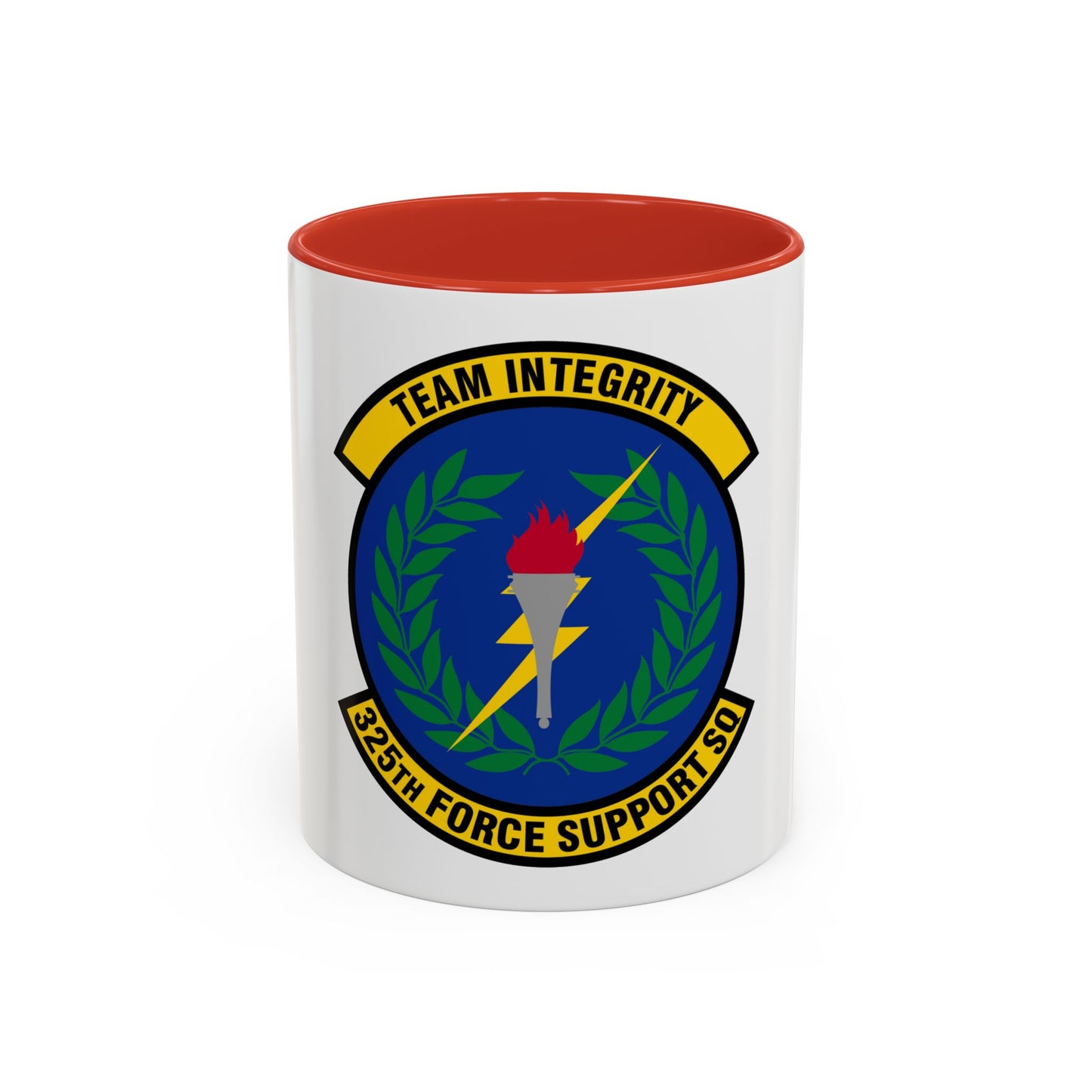 325 Force Support Squadron AETC (U.S. Air Force) Accent Coffee Mug