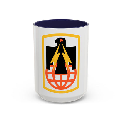 11th Signal Brigade (U.S. Army) Accent Coffee Mug