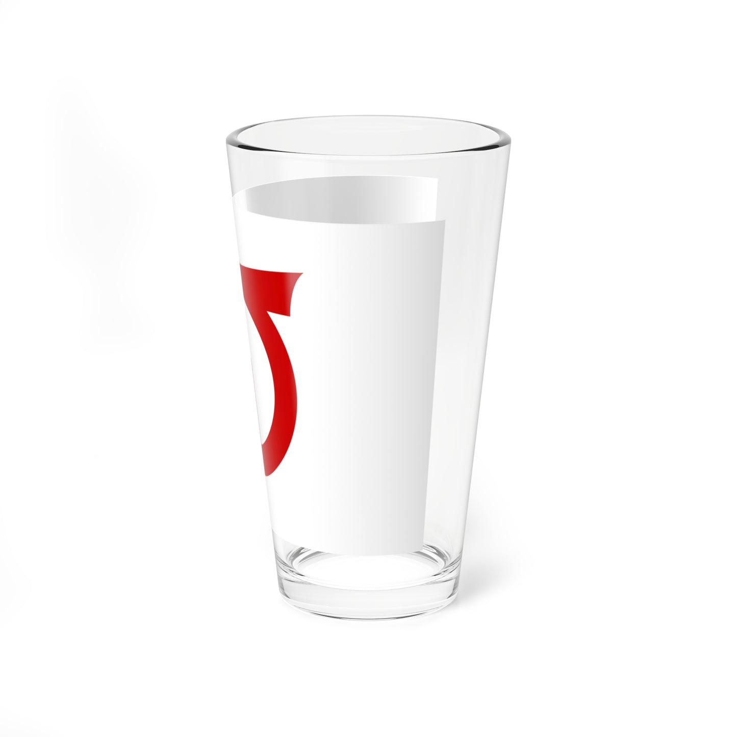 Flag of Hinoemata Fukushima (Japan) Pint Glass 16oz