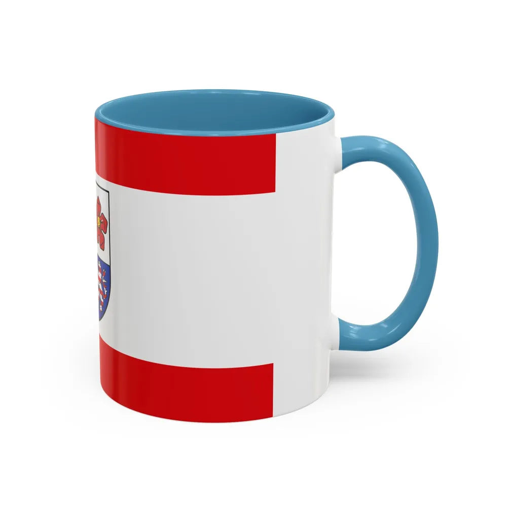 Flag of Bergstrasse Germany - Accent Coffee Mug-Go Mug Yourself