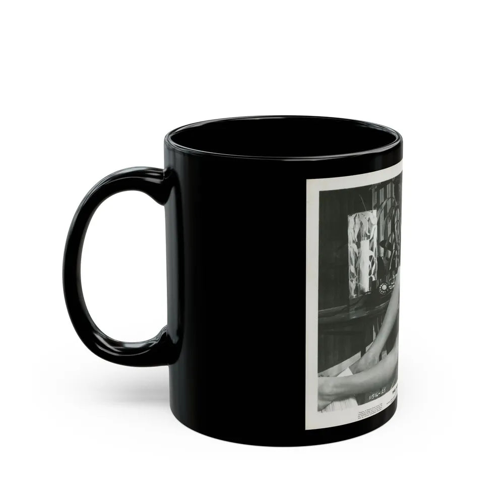 Carol Ohmart #14 (Vintage Female Icon) Black Coffee Mug-Go Mug Yourself