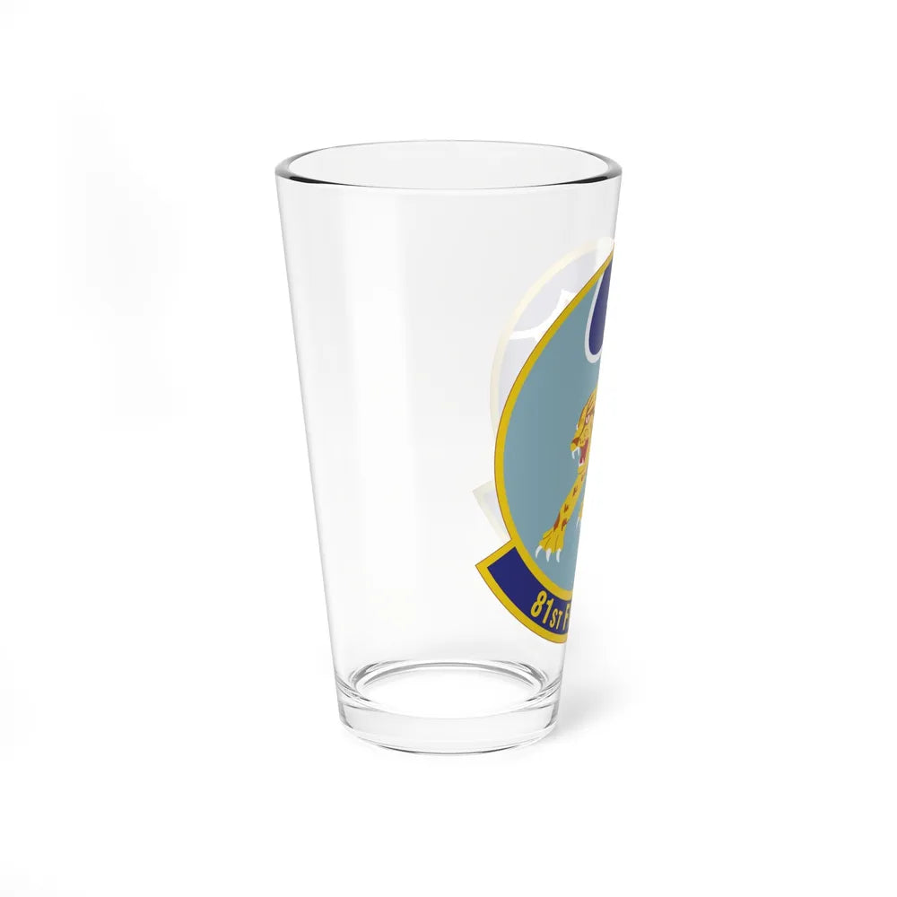 81st Fighter Squadron (U.S. Air Force) Pint Glass 16oz-Go Mug Yourself