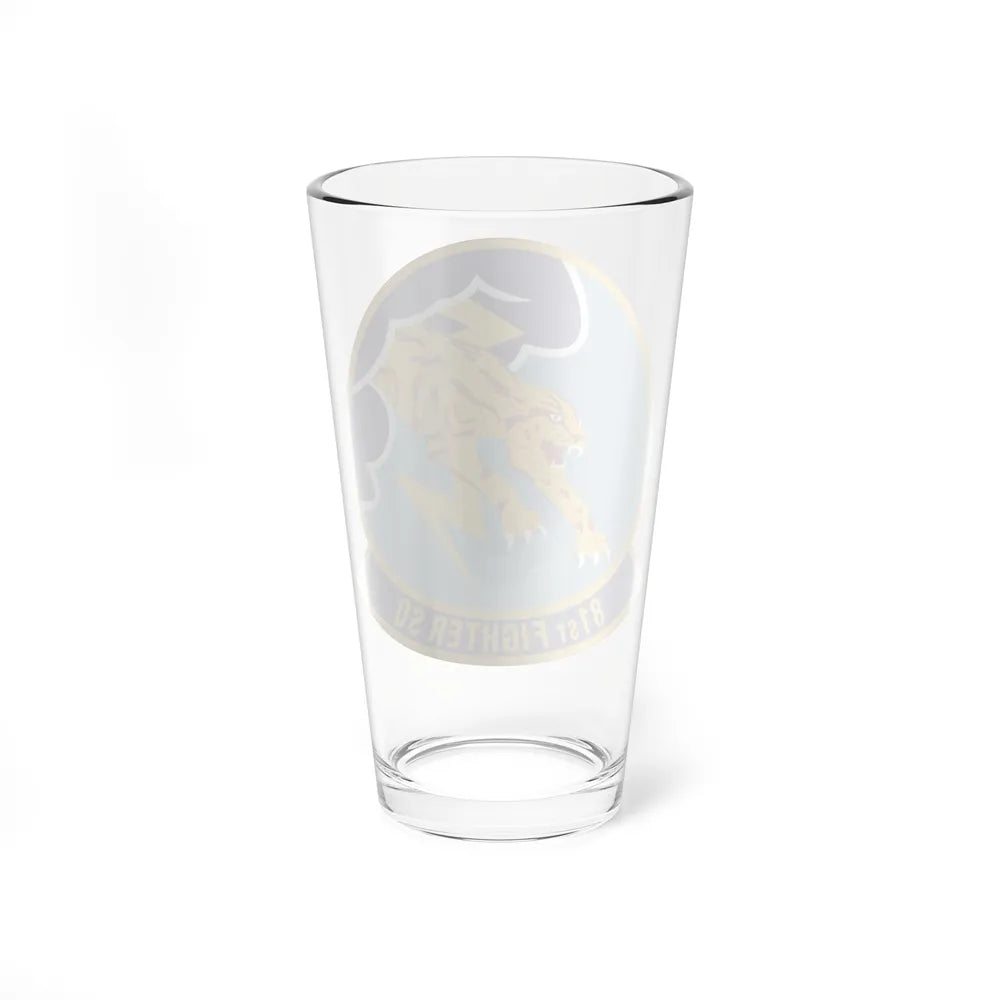 81st Fighter Squadron (U.S. Air Force) Pint Glass 16oz-Go Mug Yourself