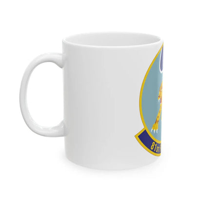 81st Fighter Squadron (U.S. Air Force) White Coffee Mug-Go Mug Yourself