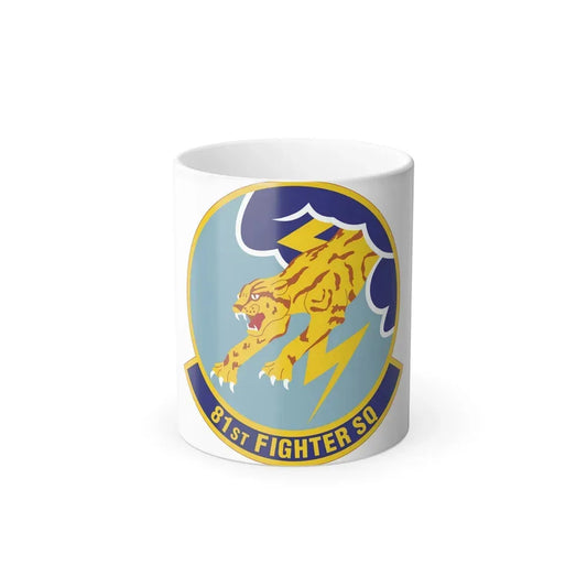 81st Fighter Squadron (U.S. Air Force) Color Changing Mug 11oz - Go Mug Yourself