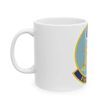 81st Fighter Squadron (U.S. Air Force) White Coffee Mug - Go Mug Yourself