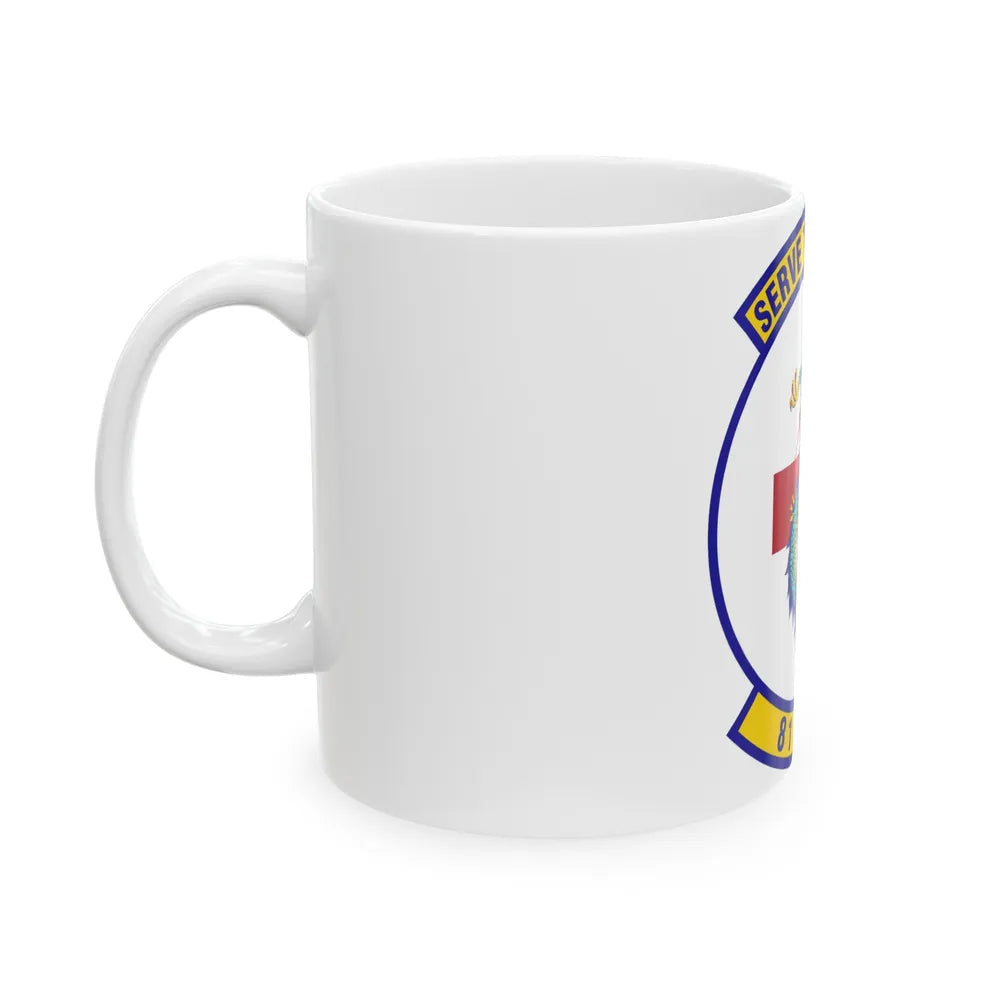 81st Medical Support Squadron (U.S. Air Force) White Coffee Mug-Go Mug Yourself