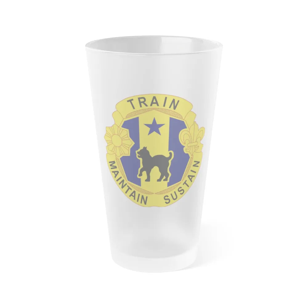 81st Regional Support Cmd DUI (U.S. Army) Frosted Pint Glass 16oz-Go Mug Yourself