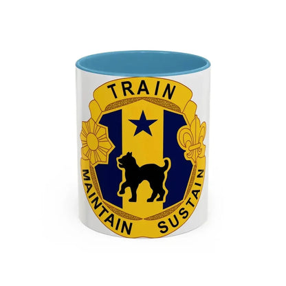 81st Regional Support Cmd DUI (U.S. Army) Accent Coffee Mug 11oz Light Blue - Go Mug Yourself