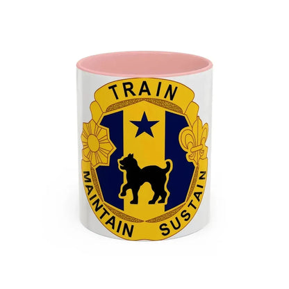 81st Regional Support Cmd DUI (U.S. Army) Accent Coffee Mug 11oz Pink - Go Mug Yourself