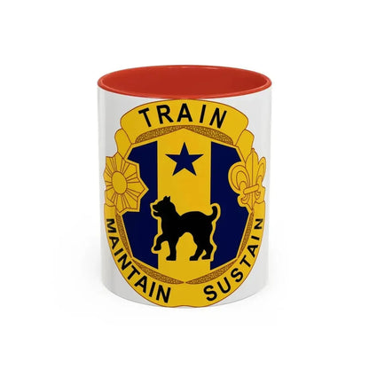 81st Regional Support Cmd DUI (U.S. Army) Accent Coffee Mug 11oz Red - Go Mug Yourself