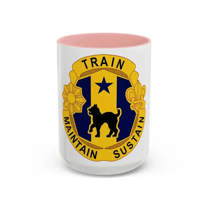 81st Regional Support Cmd DUI (U.S. Army) Accent Coffee Mug 15oz Pink - Go Mug Yourself