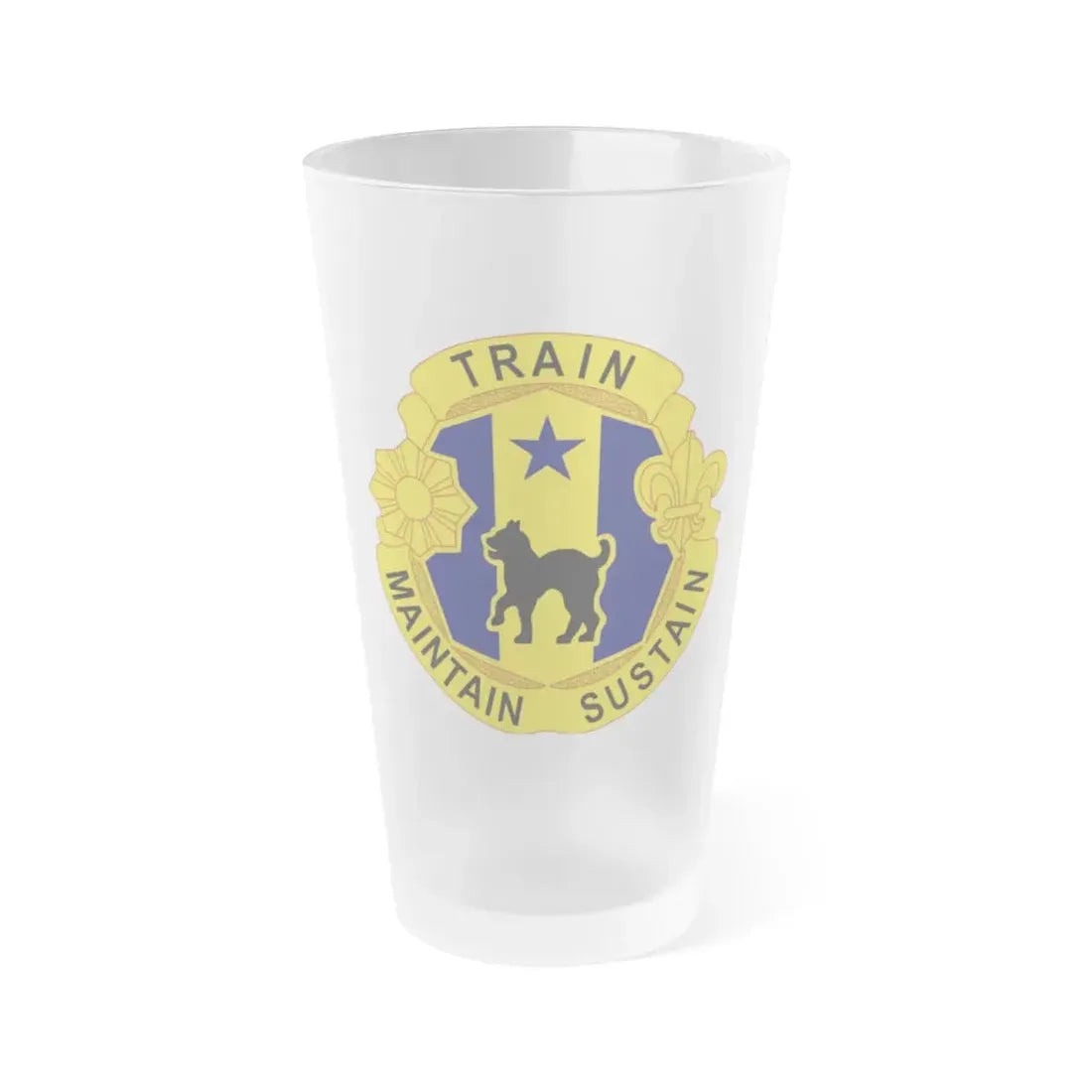 81st Regional Support Cmd DUI (U.S. Army) Frosted Pint Glass 16oz Default Title - Go Mug Yourself