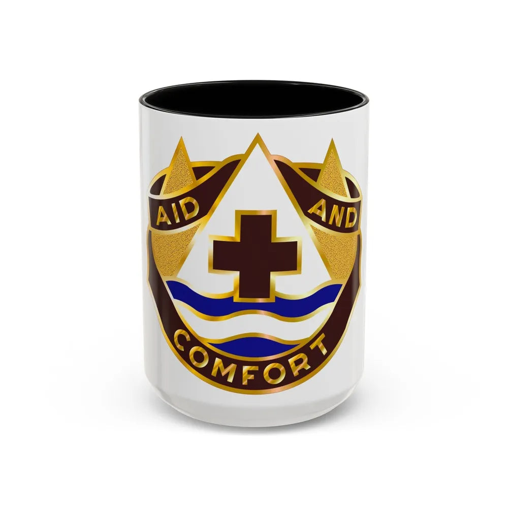 82 Field Hospital (U.S. Army) Accent Coffee Mug-15oz-Black-Go Mug Yourself