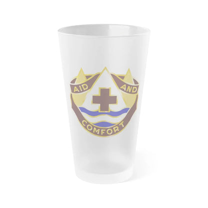 82 Field Hospital (U.S. Army) Frosted Pint Glass 16oz-Go Mug Yourself